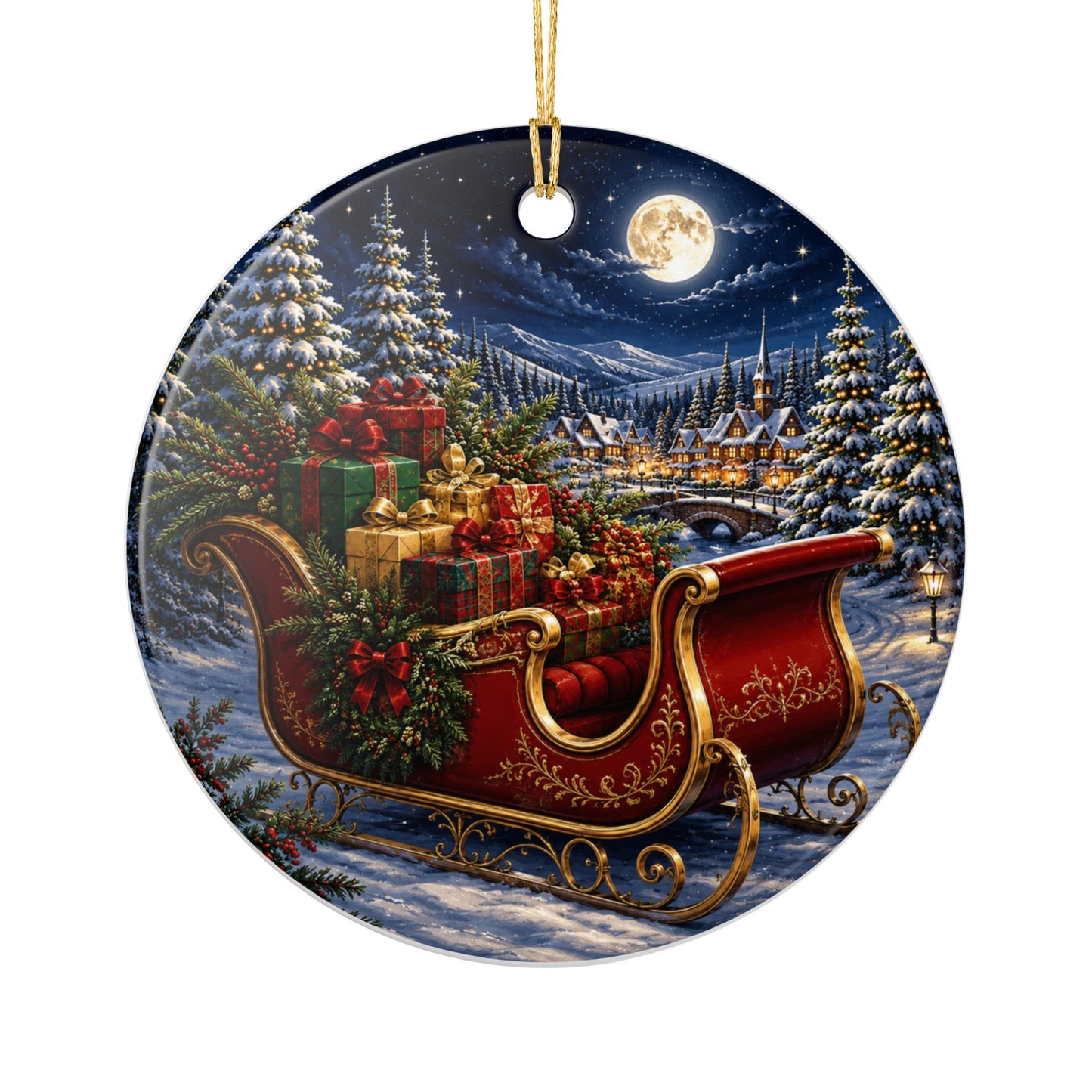 Ceramic Ornament "War's Das Schon? – Mit Lupo"