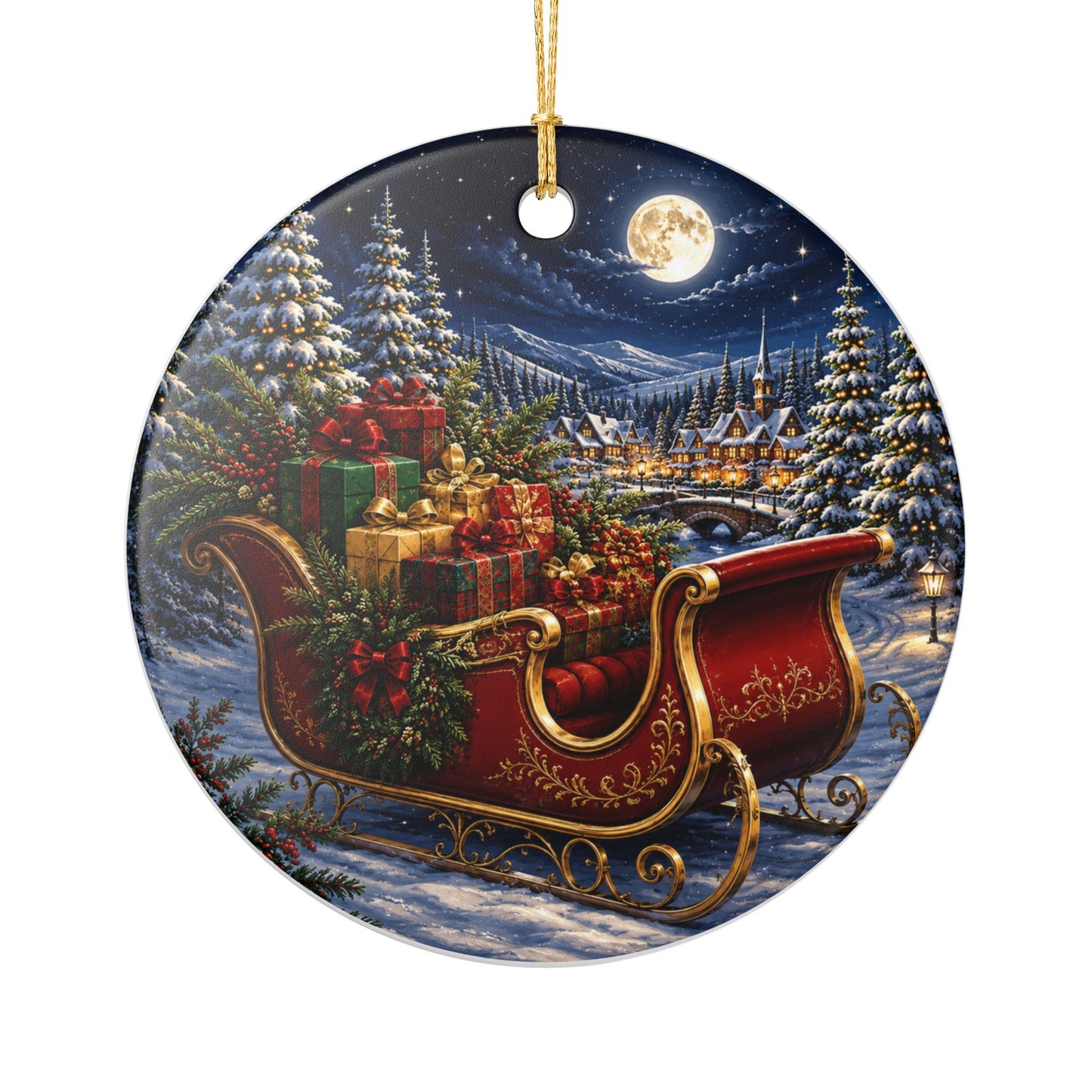 Ceramic Ornament "War's Das Schon? – Mit Lupo"