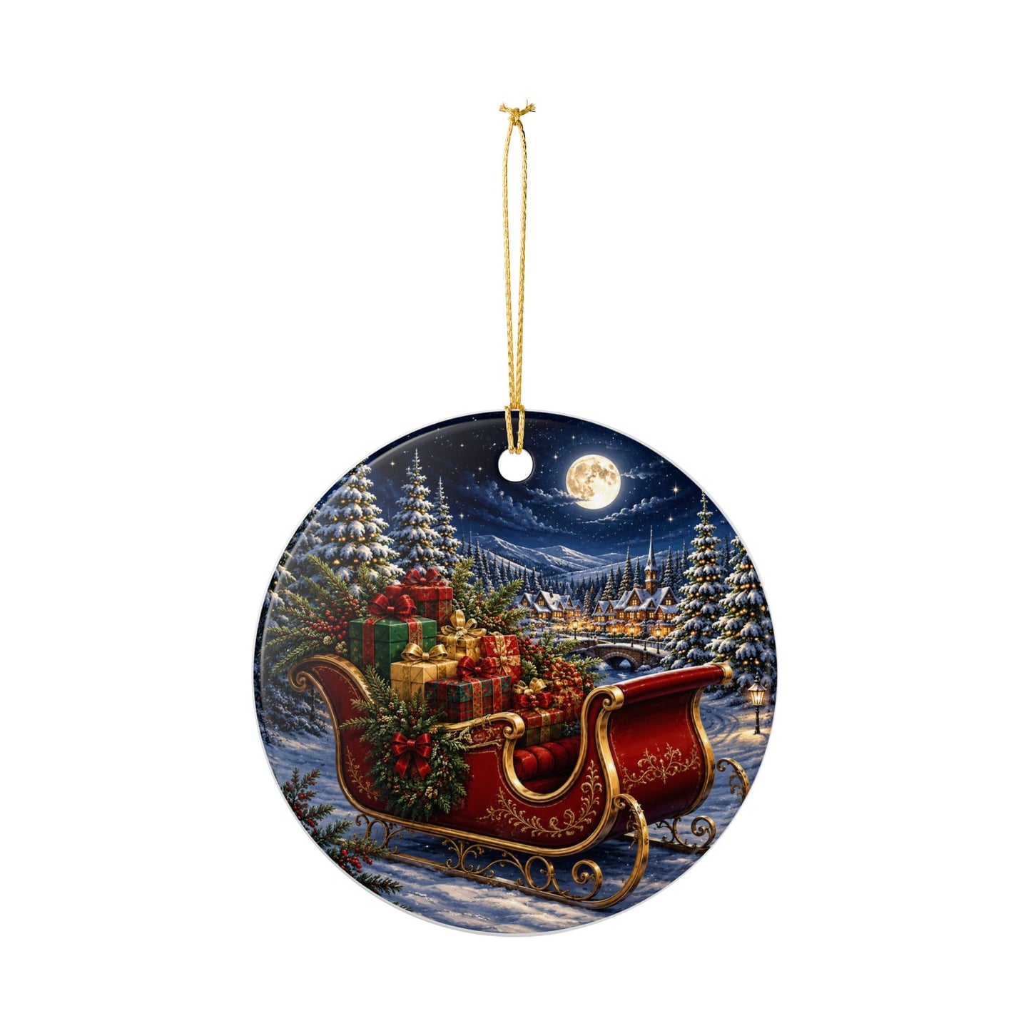 Ceramic Ornament "War's Das Schon? – Mit Lupo"